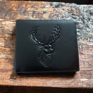 Embossed PU Elk Wallet